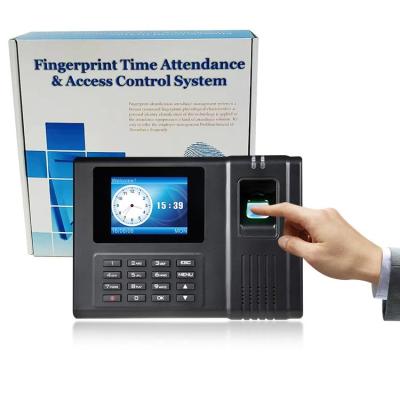 China Network Punch 2.8 inch Fingerprint Time Attendance Recorder for sale
