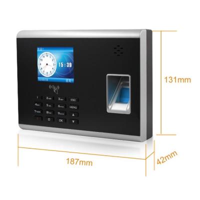 China 2.4 Inch TFT IP TCP Biometric Fingerprint Time Attendance for sale
