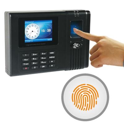 China Fingerprint Scanner Mifare Card Web Based Time Recording for sale
