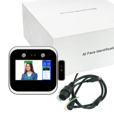 China RFID Wrist TCP 1.2G Face Recognition Temperature Scanner for sale