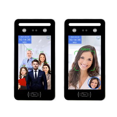 China Contactless Face Recognition Time Attendance Smart Access Control Wifi API RFID Card for sale
