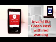 European Digital Vaccine Passport QR Barcode Scanner lettore Green Pass QR Code Reader Scanner