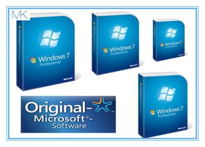 China Microsoft For SP1 Windows 7 Professional 64 Bit Retail System Builder DVD Retail Pack for sale