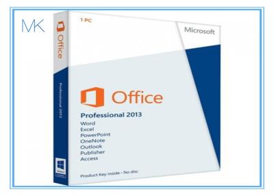China Microsoft Professional Office 2013 Product Key EU / UK 32/64 Bit Microsoft Office Home And Business 2013 for sale