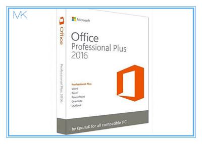 China Original Key Microsoft Office 2016 Professional Plus Software Retailbox With USB for sale
