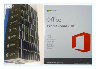 China OEM Microsoft Office Professional Plus 2016 Key , Windows Office Pro 2016 USB Flash Englsih for sale