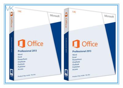 China Home And Business Microsoft Office 2013 Retail Box Plus 2013 FULL Version 32 / 64bit for sale