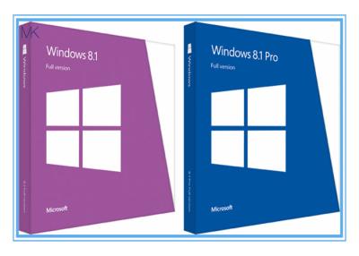China Globally Activate online Windows 8.1 Pro 64 Bit / 32 bit OEM Package for sale