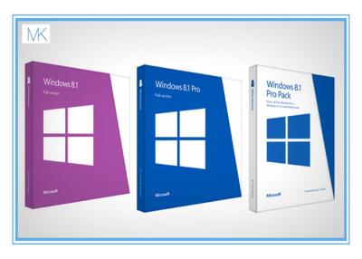 China Windows original 8,1 pacote do Oem da chave do produto de 64 bocados com o cartão chave de DVD à venda