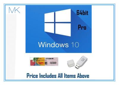 China Professional Retail Version microsoft windows 10 pro 64 bit 32Gb USB Install for sale