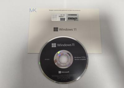 China 22H2 version Microsoft Windows 11 Professional Dvd Full Package with Spanish installation data for sale