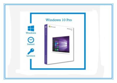 China 3.0 USB X64 Bit Microsoft Windows 10 Pro Product Key OEM Windows 10 Retail Box for sale