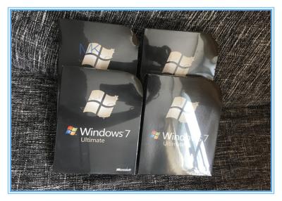 China Retail Box Windows 7 Ultimate OEM Key 32/64BIT Activation Online Multilanguage for sale