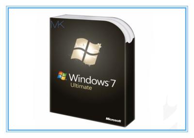 中国 マイクロソフトの更新のWindows本物の7 SP1 64ビット完全なシステム ビルダーOEM DVD 1パック 販売のため