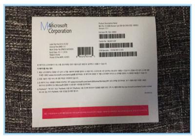 中国 本物のMS Windows 10の韓国のオンラインActiationのプロ64ビットOEM完全な版 販売のため
