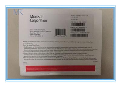 China OEM Microsoft Windows 10 Operating System OEM PC DSP in German Online Activation for sale