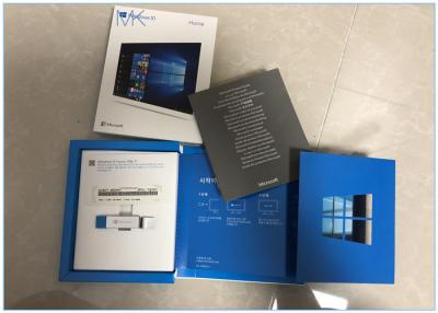China Korea Microsoft Windows 10 Operating System Home 32/64bit Genuine License Key Product Code USB for sale