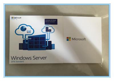 China Edición estándar del ms 10 CLT Windows Server 2016 llenos de la caja sellada en venta