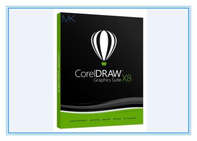 China Série X8 dos gráficos de Coreldraw do software do projeto da arte gráfica para Windows 7/8/10 à venda