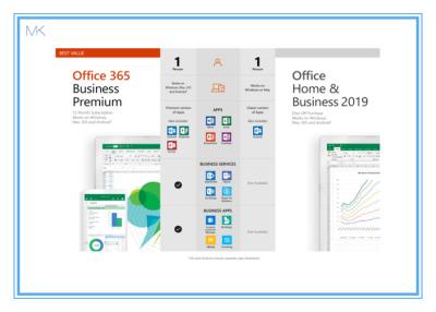 China Online Activation Microsoft Office 2019 Vision Home And Business Key Card English for sale