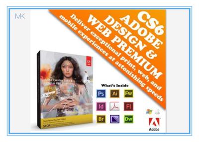 China Commercial Version  Creative Suite CS6 Design Web Premium for Windows English for sale