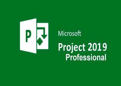 China Windows System Microsoft Project Professional 2019 Retail Box Package 64 Bit 1 PC Lifetime for sale