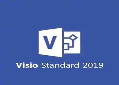 Chine Clé 2019 de produit de norme de Medialess Microsoft Visio pour Windows 10 1 PC à vendre