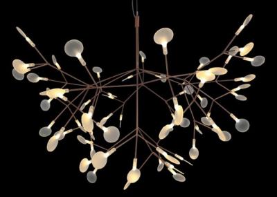 China Modern Restaurant  Pendant Lamp Bedroom Lighting Suspension Tree Branch Led Hanging Lamp Firefly Chandelier for sale