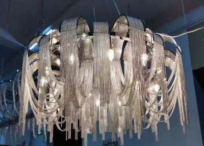 China Creative Luxury Aluminum Chain led Ceiling Pendant Lights Modern Chandeliers for sale