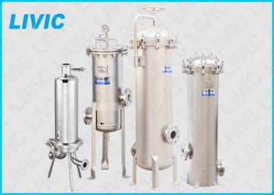 China Stainless Steel Cartridge Filter Housing Reliable With High Filtration Rating for sale