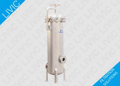 China Economical Cartridge Water Filter 0.6 / 1.0 MPa , High Performance Inline Water Filter for sale