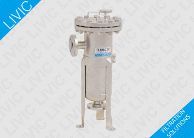 China Pipe Water Filter 0.6MPa / 1.0MPa , Stainless Steel Basket Filter For Electronics Industry for sale
