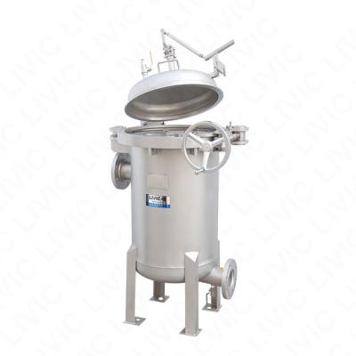 China Qic - Lock Stainless Steel Filter Housing , Water Filter Housing For Waste Water Filtration for sale