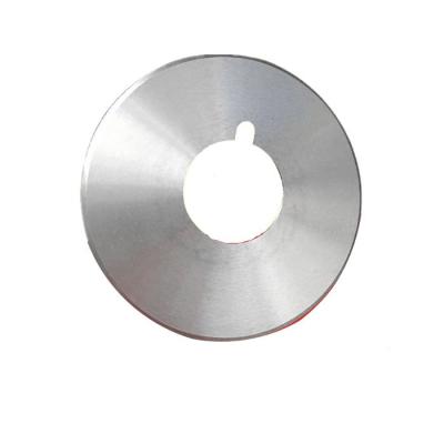 China HSS Fabric Saw Blade Round Tungsten Carbide SKD Roller Blade For Cutting Fabric for sale