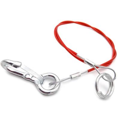 China PVC Coating Stainless Wire Lifting Steel Cable Sling Assemblied Hook And Ring for sale