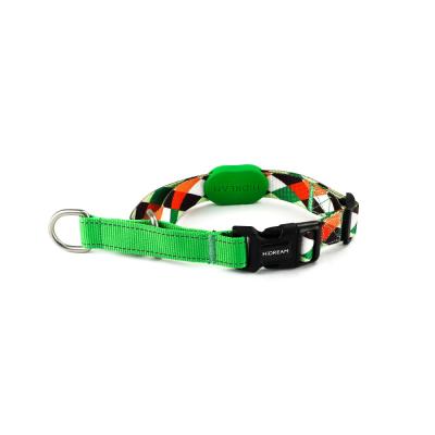 China Hi Vis Padded Reflective Dog Collars With Metal Buckle 2 Inch Wide Dog Collars for sale