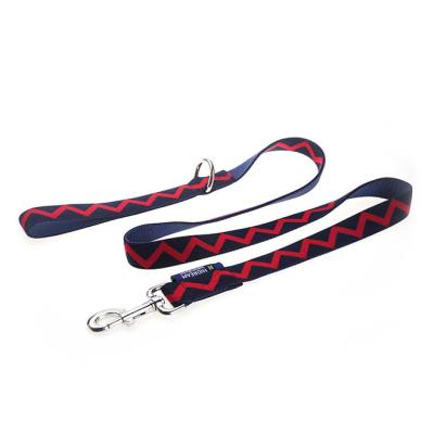 China 9.14m 30 Ft 20 Ft Heavy Duty Nylon Dog Leash Red Navy Blue Elastic Woven for sale