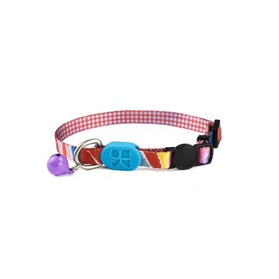 China Kitten Reflective Cute Breakaway Bow Tie Cat Collar With Bell for sale