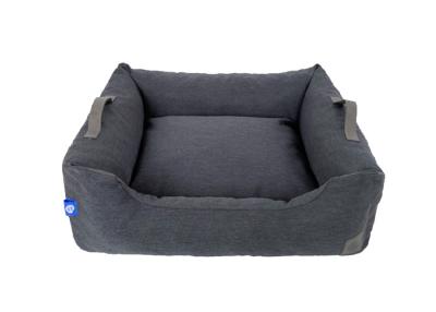 China Durable Machine Fluffy Washable Dog Bed For Small Dogs Waterproof Outdoor for sale