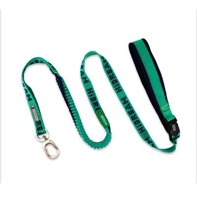 China Nylon Hands Free Heavy Duty Dog Walking Belt  Retractable Carabiner With Backpack for sale