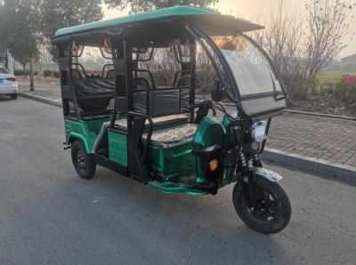 China 1000W Passenger Electric Cargo Tricycle / Three Wheel Electric Tricycle With Roof for sale