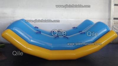China Commercial Grade Inflatable Water Totter 0.9mm PVC Tarpaulin For Swimming Pool / Lake for sale