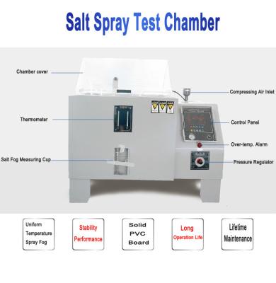 China Uniform Temperature Spray Fog Salt Spray Chamber , Salt Spray Machine Easy Maintenance for sale