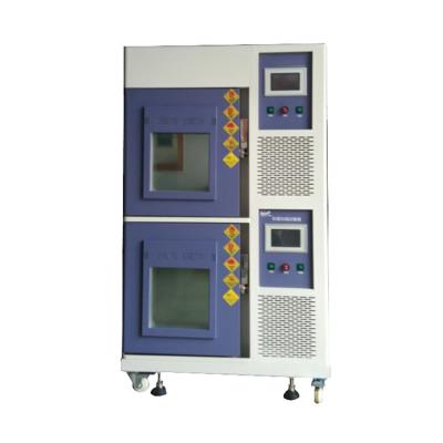 China Two Zones 98％RH 408L Thermal Shock Test Chamber for sale