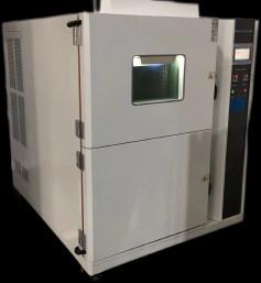 China 10 Liters Small Size Thermal Shock Test Chamber -55C~+150C With 300W Heat Load/5kg Aluminum Ingot for sale