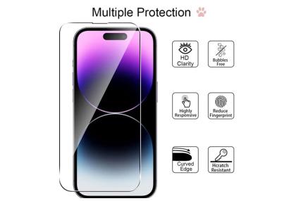 China 0.33MM 	2.5D Glass Screen Protector Clear 9H Mobile Tempered Glass Screen Protector For Iphone for sale