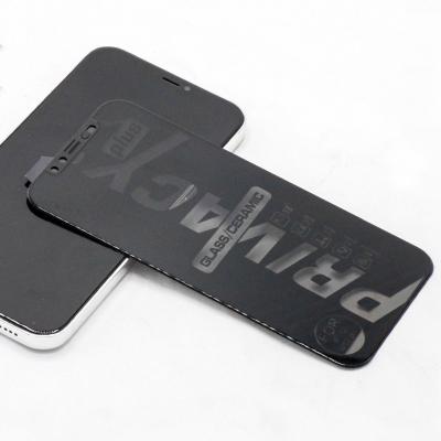 중국 아이폰 12 12 프로 맥스를 위한 휴대폰 반대 스파이 사생활 템퍼드 글라스 스크린 보호 도구 판매용