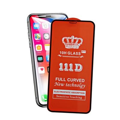 China 111d Big Curved Glass Screen Protector Tempered Glass For Iphone 13 Pro Max for sale