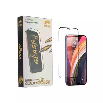 China Protector de cristal moderado pegamento lleno del protector de la pantalla de OG 3D para el iPhone 14 13 favorables quebrados antis en venta