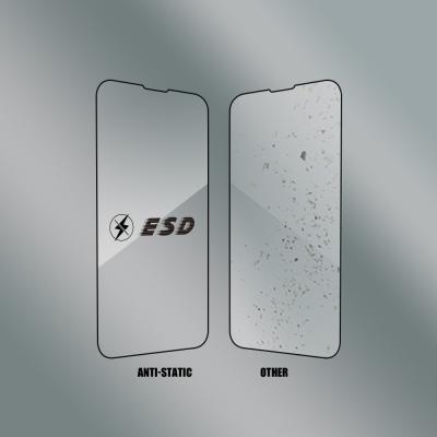 China Shock Proof Esd Anti Static Anti Dust 3d Glass Protector For Iphone 12 13 Pro Max for sale
